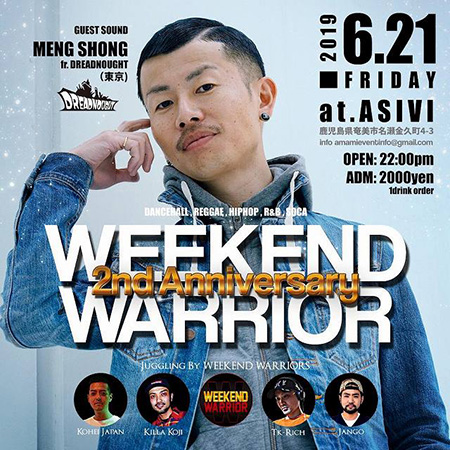 WEEKEND WARRIOR 2nd anniversary at ASIVI